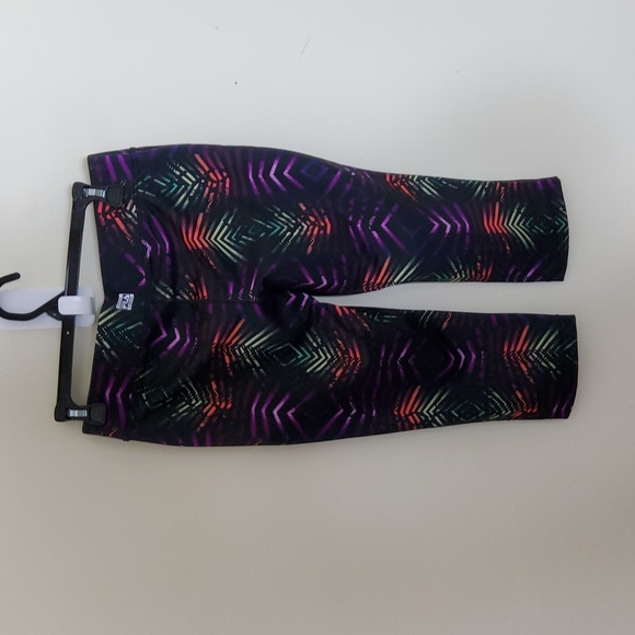 Fila Sport Black Leggings Athletic Stretchy Bottoms Size S - Picture 3 of 5